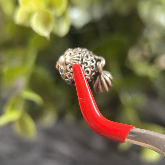 Pandora Silver Fish Charm with Blue Eyes - Picture 4 of 5